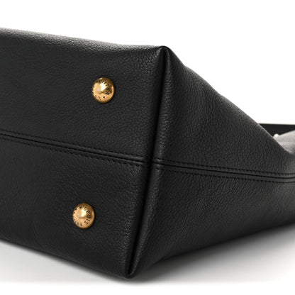 Louis Vuitton Grained Calfskin Low Key Hobo PM Black 10 of 10