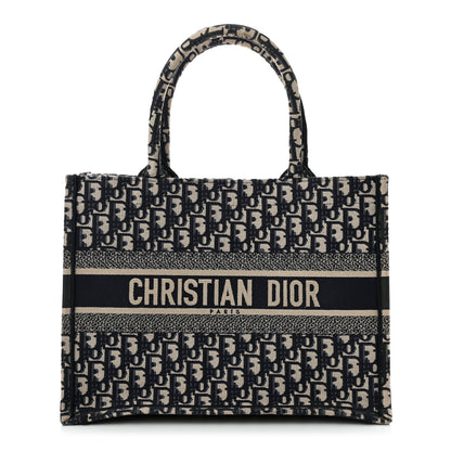 Christian Dior Oblique Medium Book Tote Blue Multicolor 1 of 11