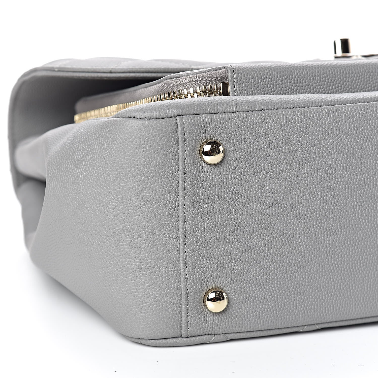 Chanel Caviar Quilted Large Business Affinity Flap Grey 8 of 11