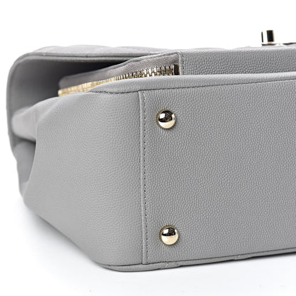 Chanel Caviar Quilted Large Business Affinity Flap Grey 8 of 11