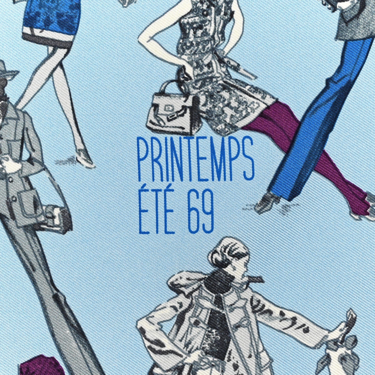 Hermes Silk Printemps Ete Automne Hiver Scarf 70 5 of 5
