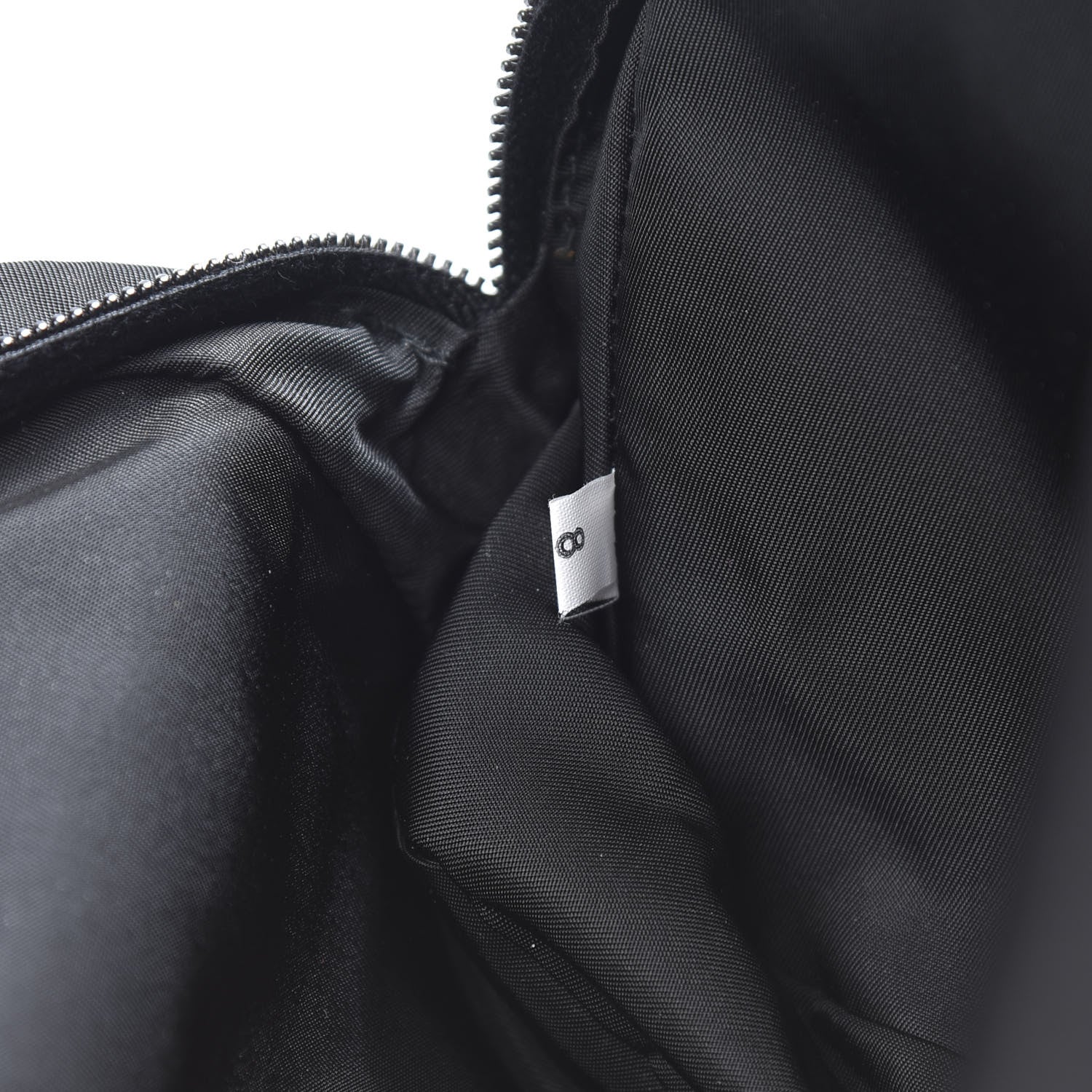 Prada Nylon Tessuto Saffiano Travel Pouch Black 8 of 10