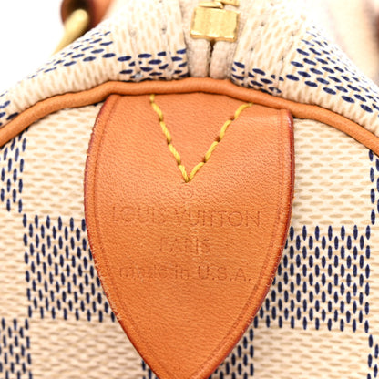 Louis Vuitton Damier Azur Speedy 25 6 of 11