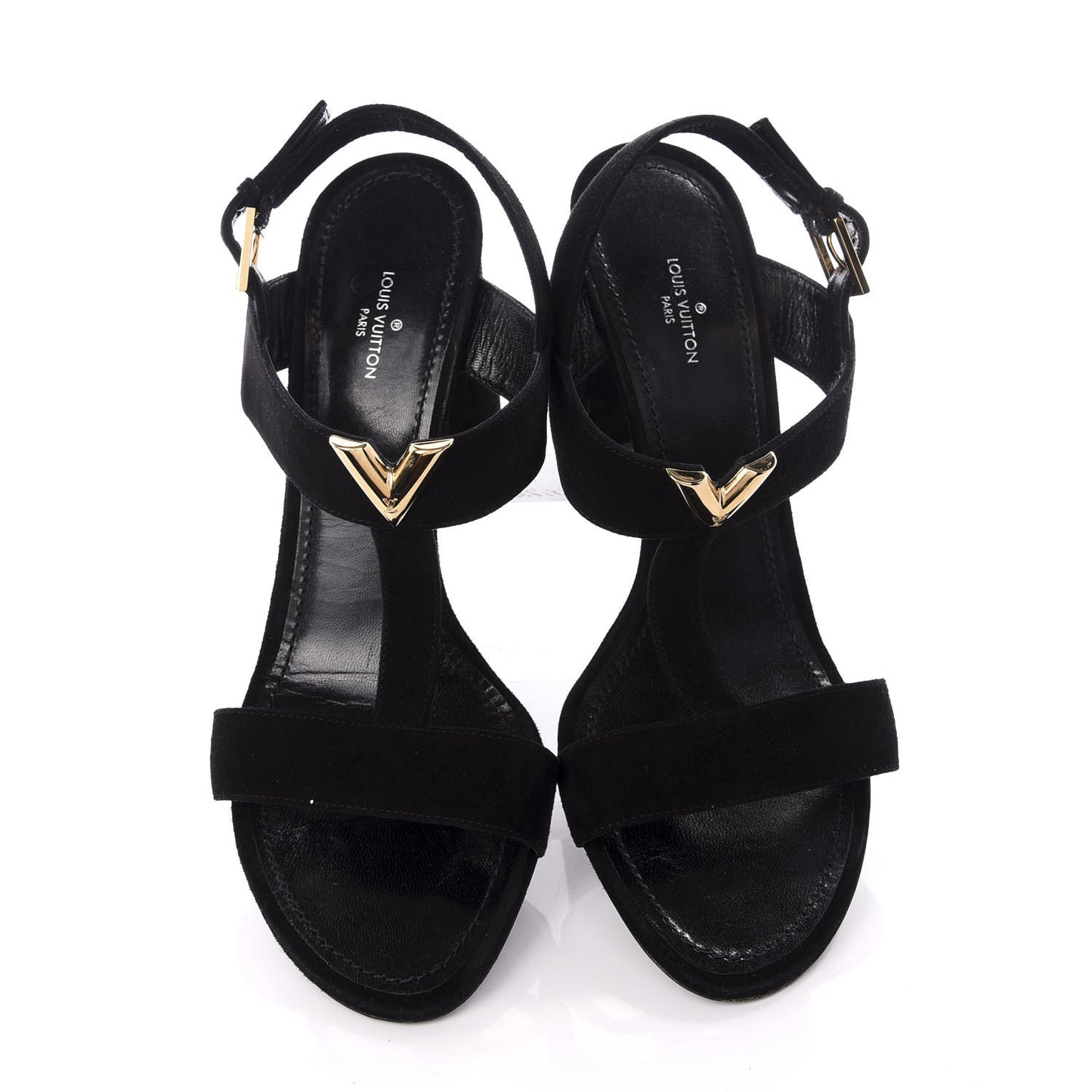 Suede Bahiana Sandals 39 Black