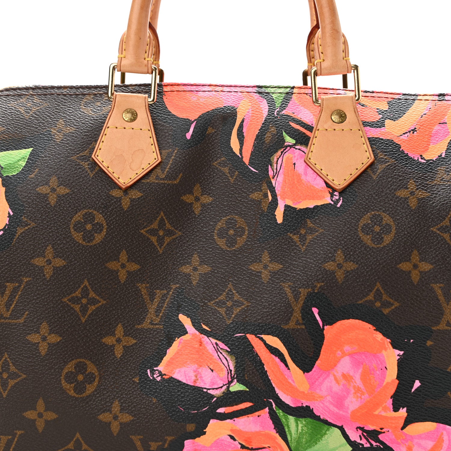Louis Vuitton Monogram Roses Speedy 30 8 of 14