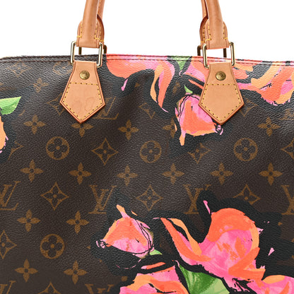 Louis Vuitton Monogram Roses Speedy 30 8 of 14