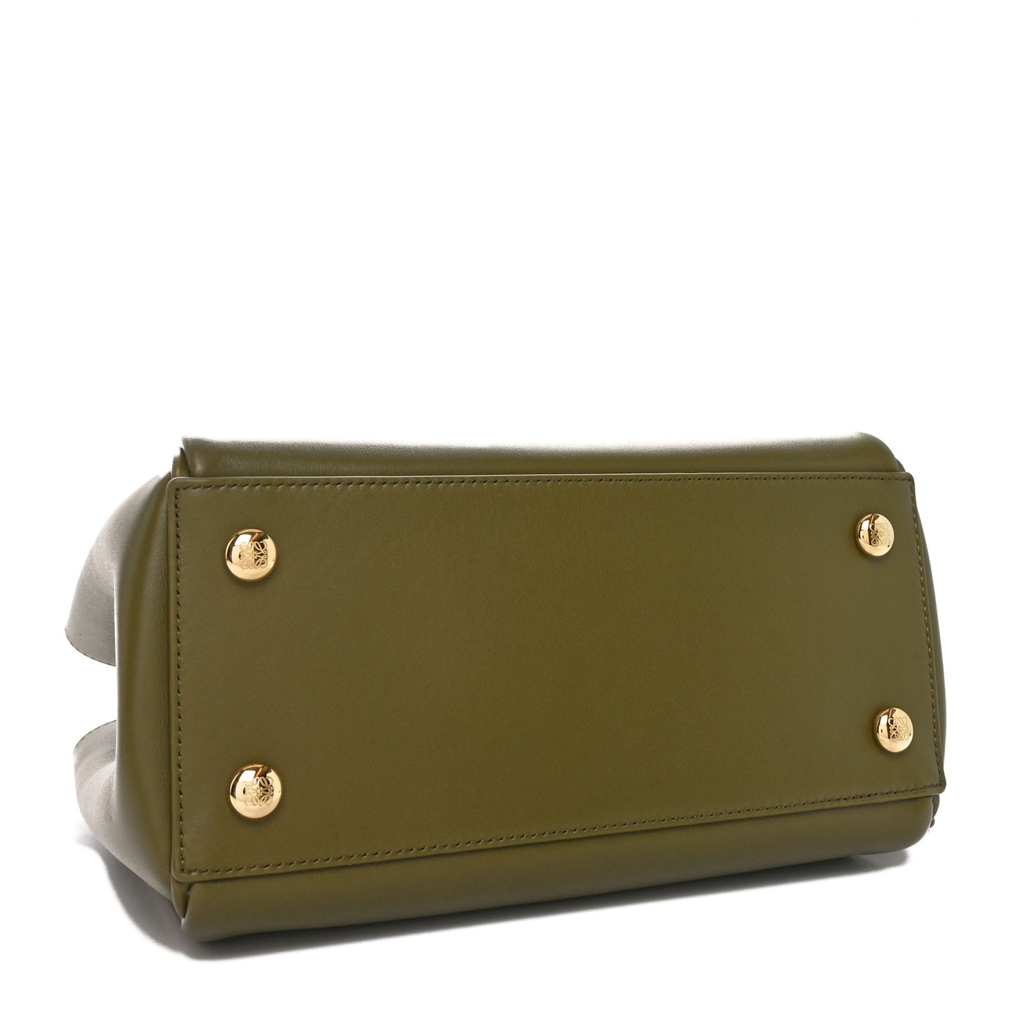 Supple Calfskin Small Madrid Bag Olive