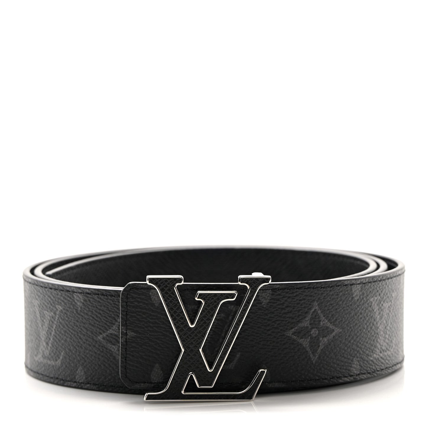 Monogram Eclipse Taigarama 40mm LV Initiales Reversible Belt 110 44 Black