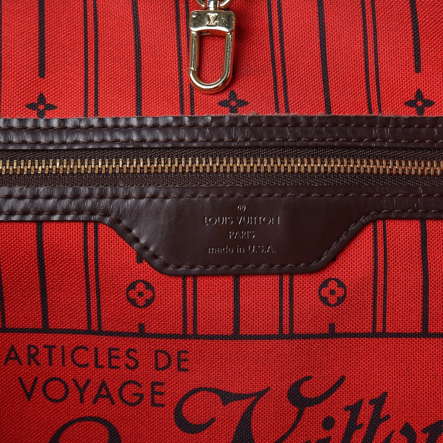 Louis Vuitton Damier Ebene Neverfull MM 6 of 15