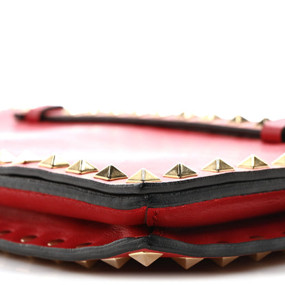 Valentino Garavani Nappa Rockstud Wristlet Clutch Rosso Valentino 10 of 10