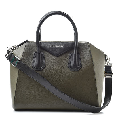 Givenchy Sugar Goatskin Small Tri-Color Antigona Olive Black 1 of 14