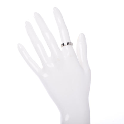 Cartier 18K White Gold 3.5mm LOVE Wedding Band Ring 51 5.75 2 of 4
