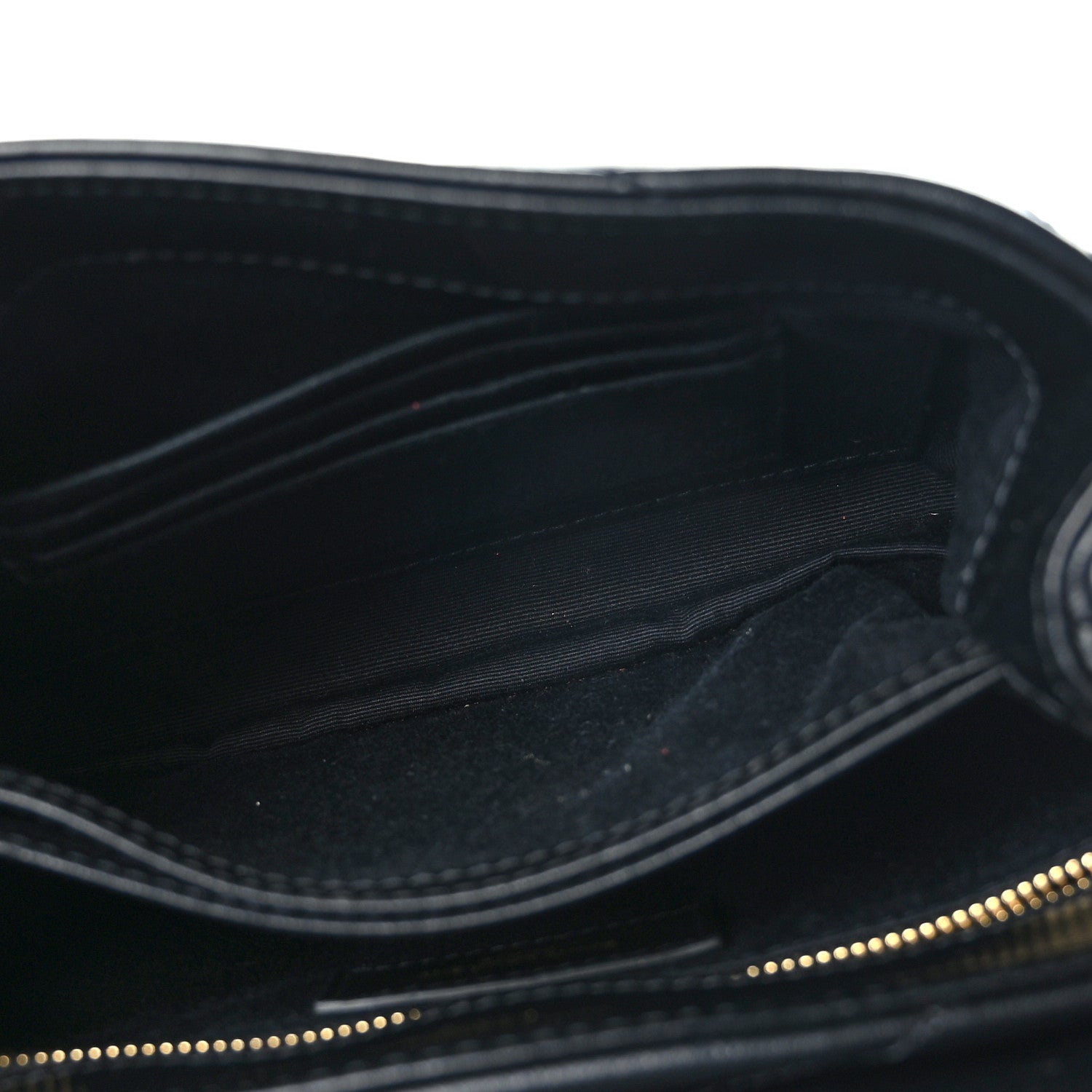 Saint Laurent Calfskin Y Quilted Monogram Toy Loulou Crossbody Bag Black 5 of 9