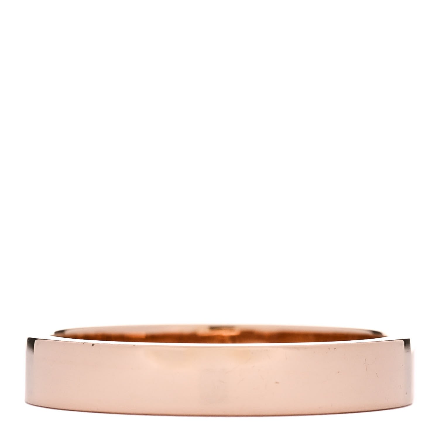 Cartier 18K Pink Gold Diamond 4mm C De Cartier Wedding Band Ring 61 9.75 3 of 4