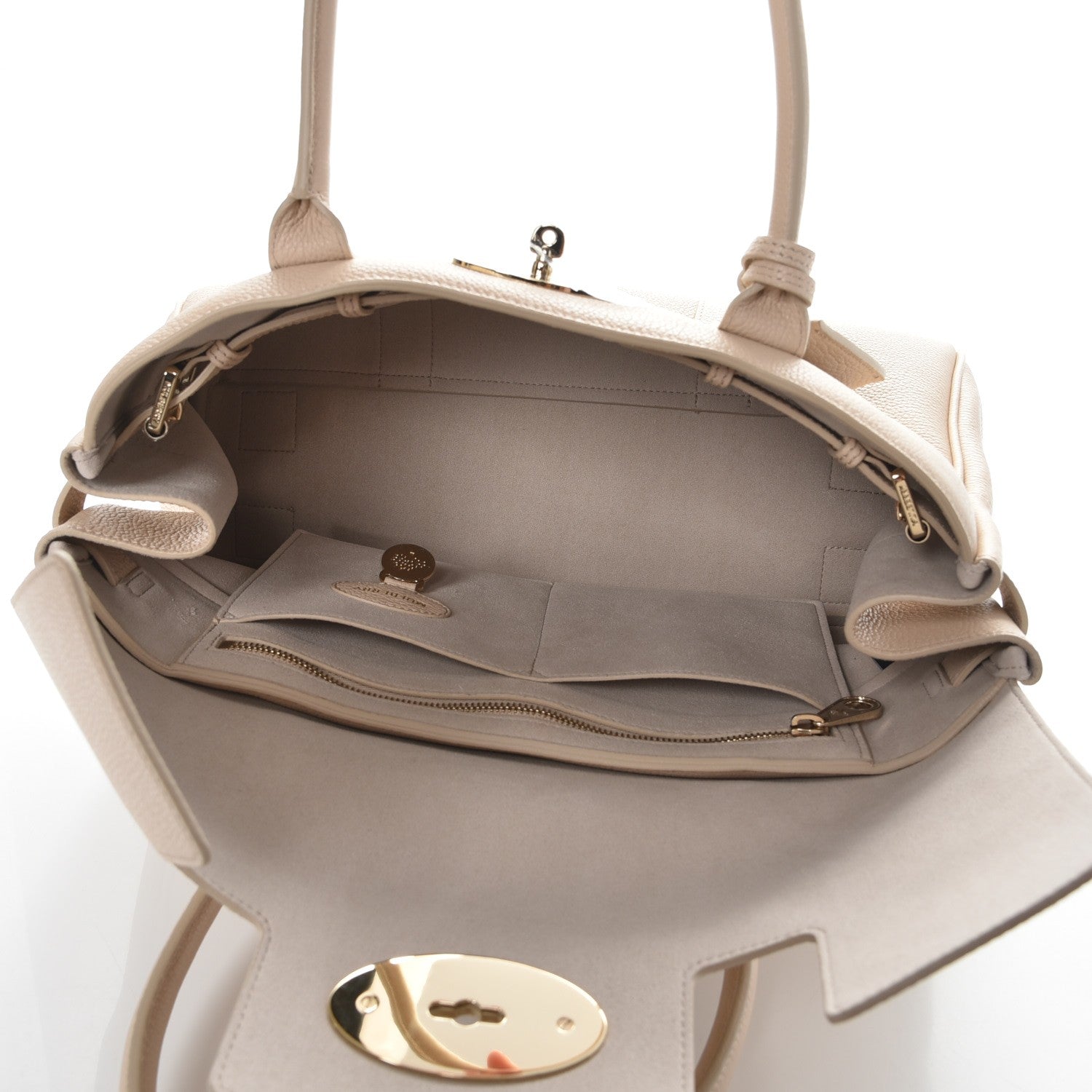 Mulberry Small Classic Grain Bayswater Buttercream 5 of 9