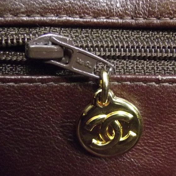 Chanel Lambskin Medallion Tote Brown 12 of 12