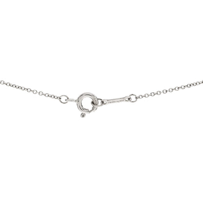 Tiffany Sterling Silver Pearl Paloma Picasso Olive Leaf Pendant Necklace 4 of 5