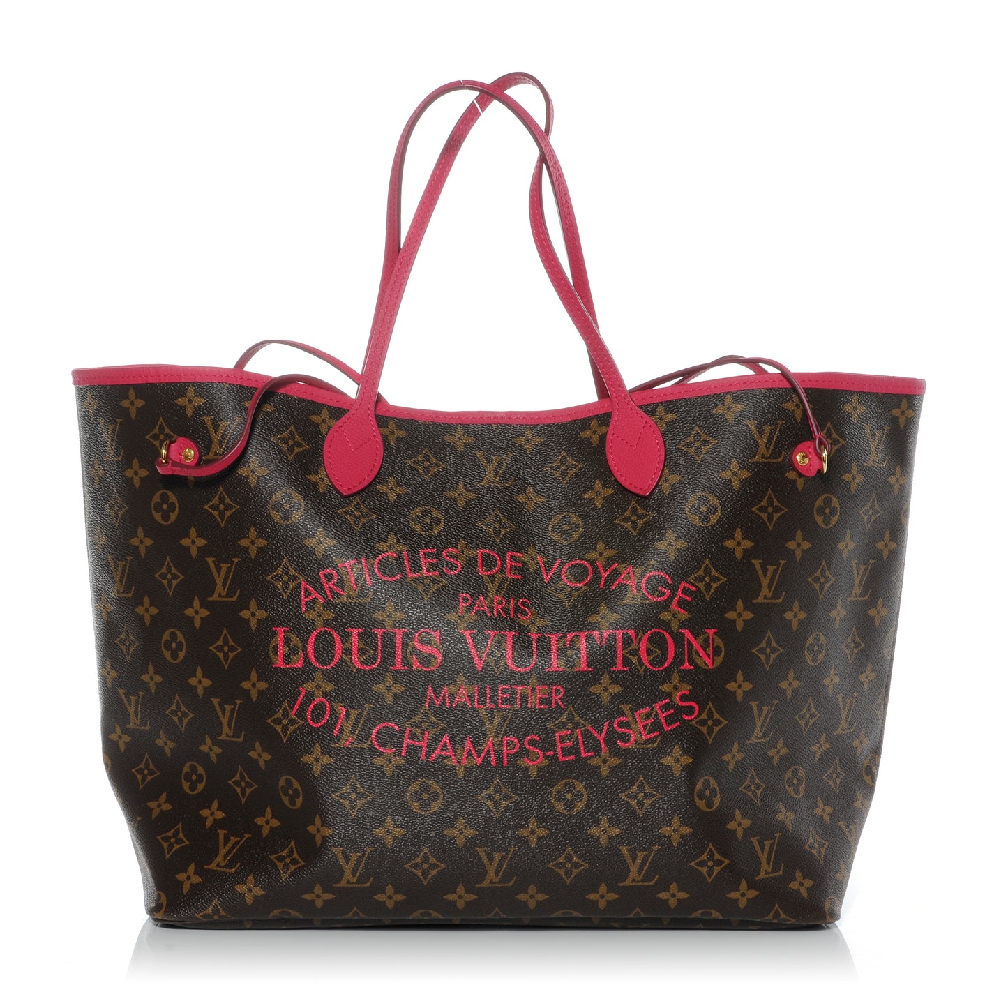 Monogram Articles de Voyage Ikat Neverfull GM Rose Indien
