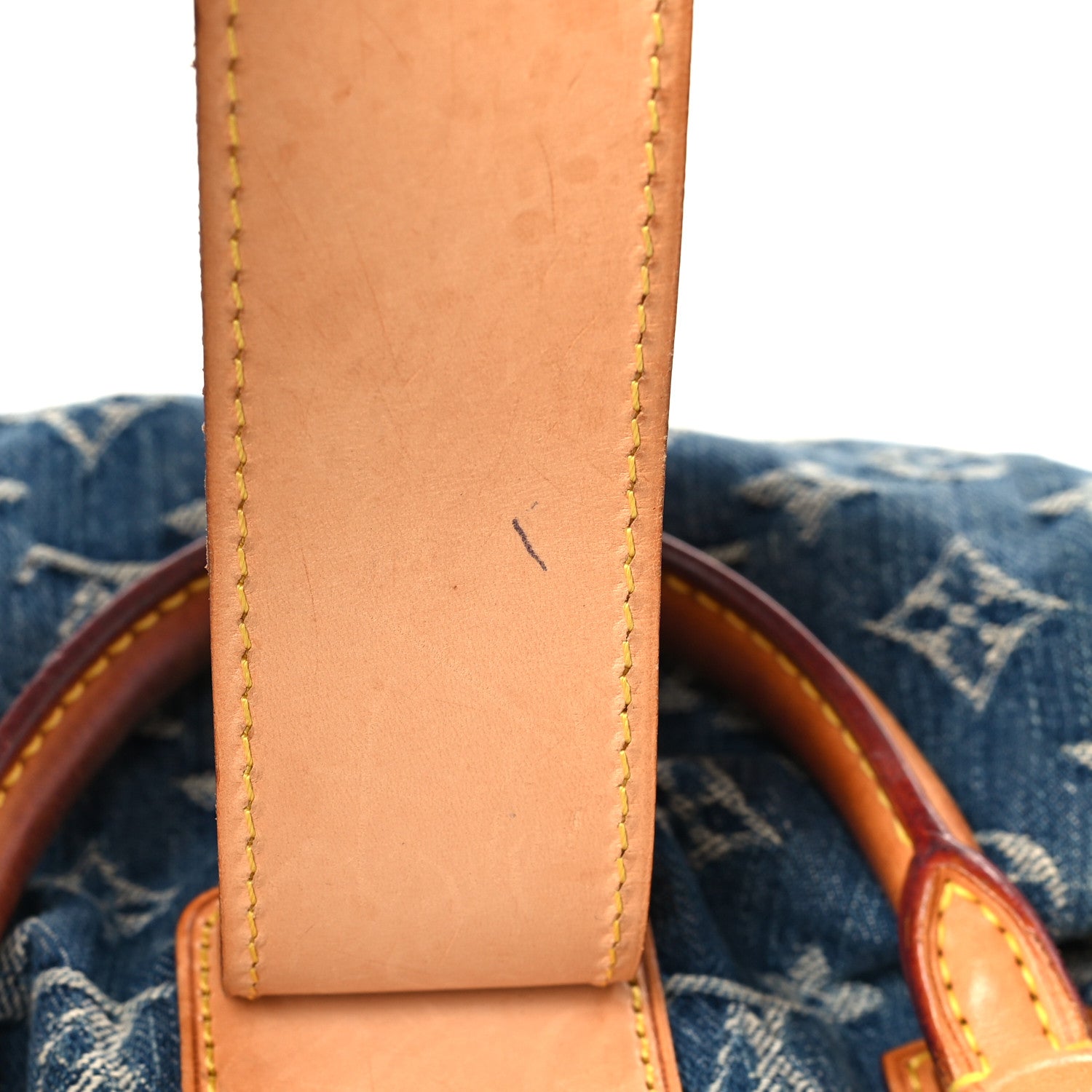 Louis Vuitton Monogram Denim Pleaty Blue 9 of 12