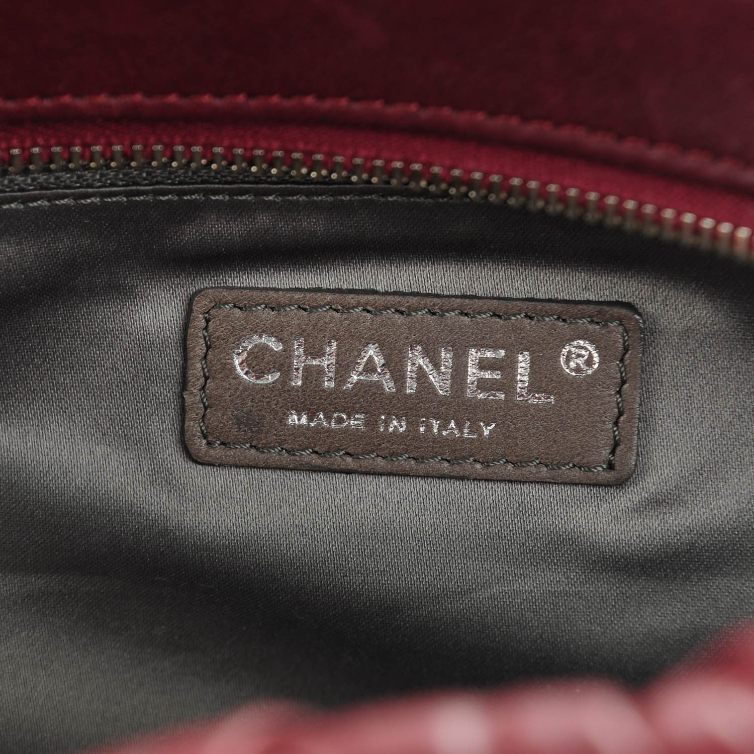 Chanel Calfskin Bubble Quilt Bowler Bordeaux 6 of 7