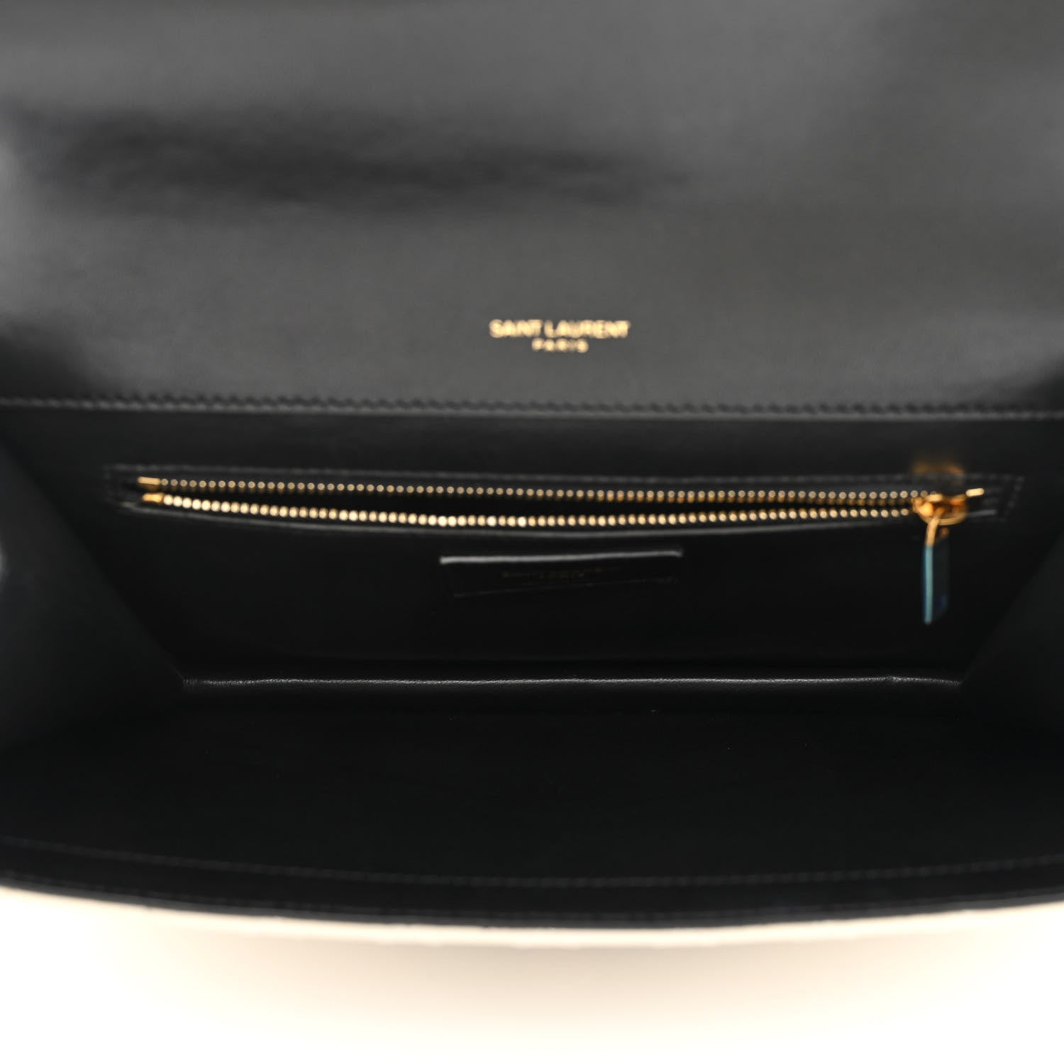 Saint Laurent Vintage Lambskin Gaby Chain Bag Black 5 of 12