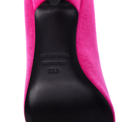 Balenciaga Velvet De Soie Pumps 37.5 Rose Fuchsia 9 of 11