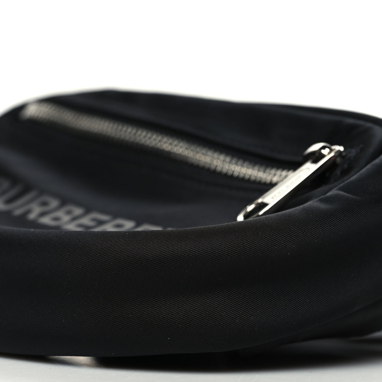 Econyl Logo Print Small Cannon Bum Bag Black