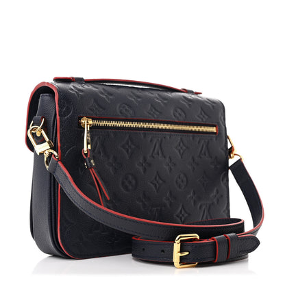 Louis Vuitton Empreinte Pochette Metis Marine Rouge 3 of 11