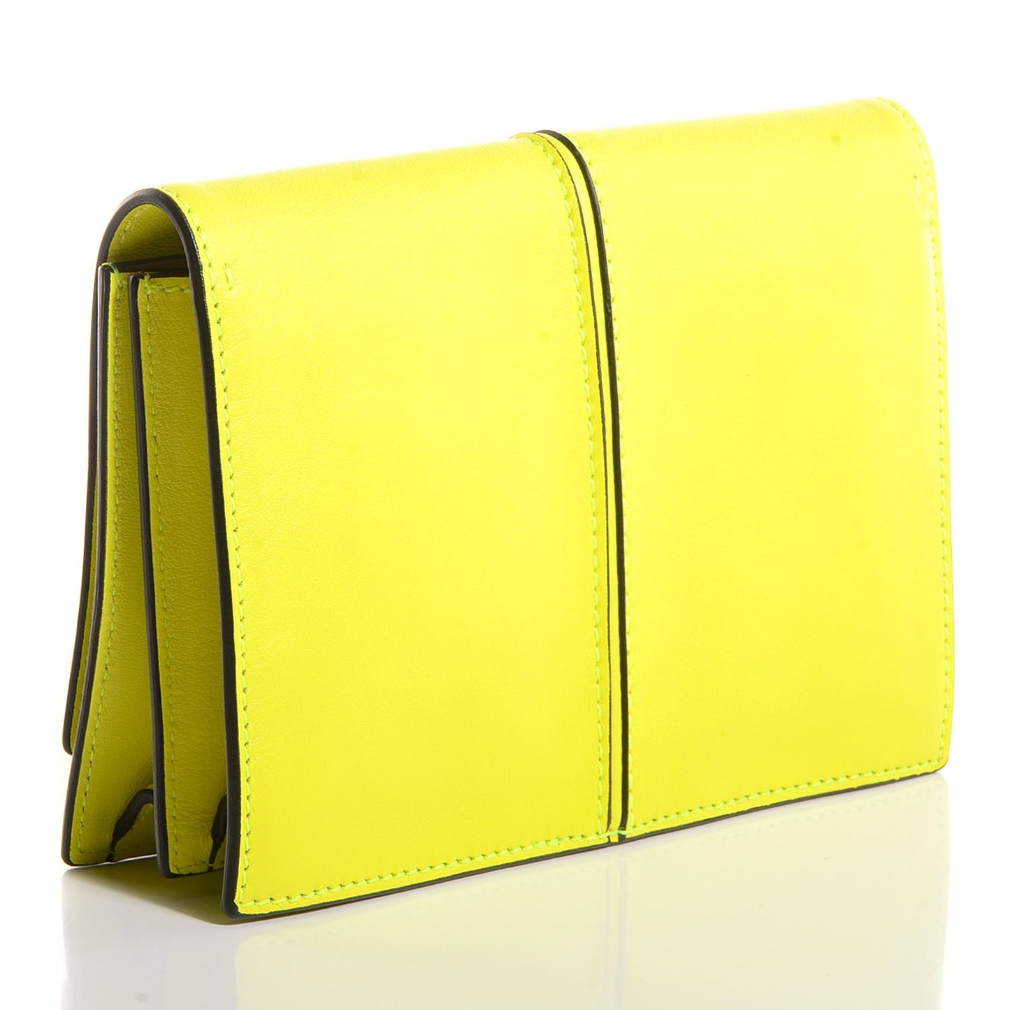 Vitello My Own Code Clutch Yellow Fluo