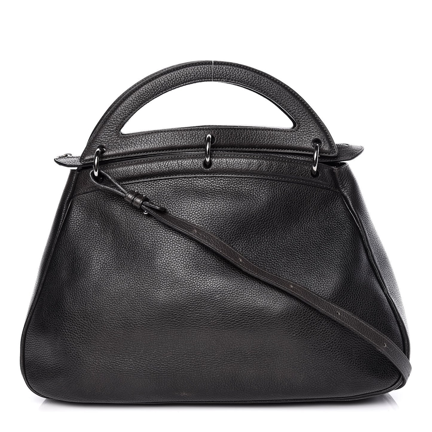Calfskin Shoulder Bag Black