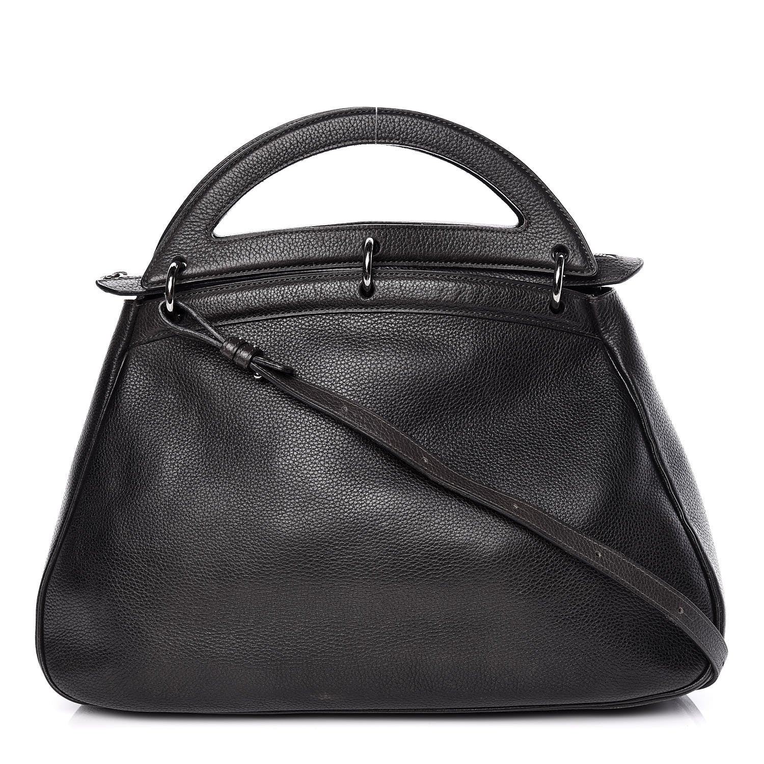 Delvaux Calfskin Shoulder Bag Black 1 of 22