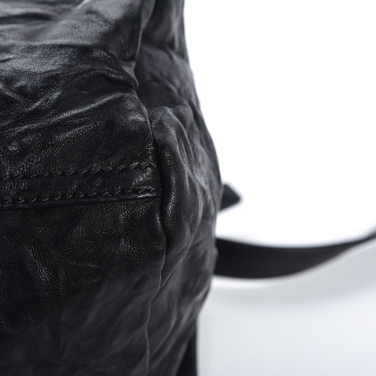 Tumbled Sheepskin Small Pandora Black