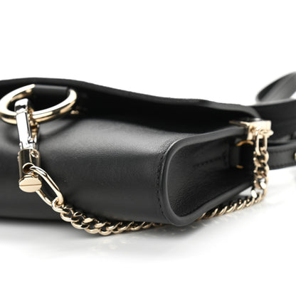 Chloe Suede Calfskin Small Faye Shoulder Bag Black 10 of 11