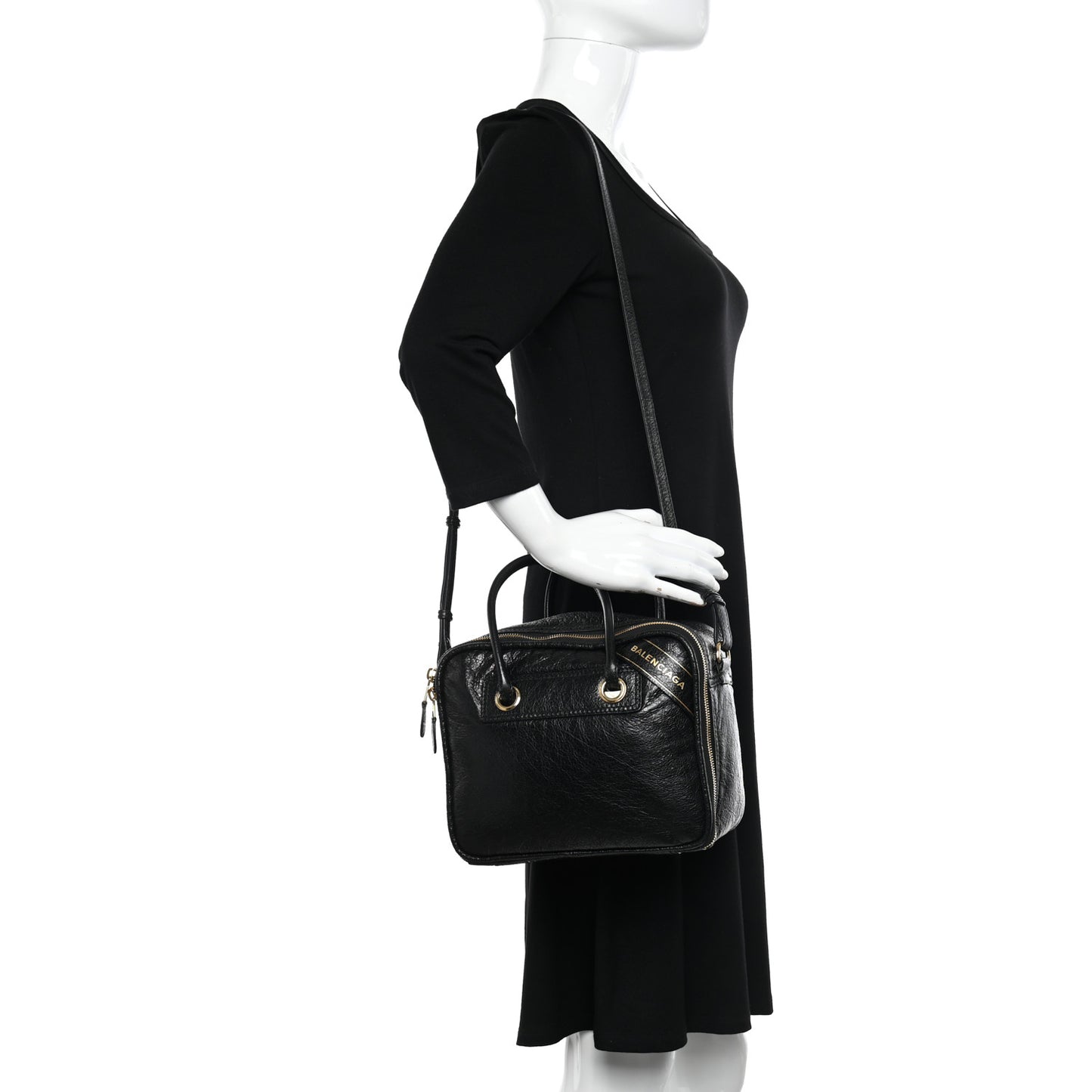 Agneau S Blanket Square Tote Black