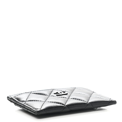 Chanel Lambskin Quilted Card Holder So Black 4 of 9