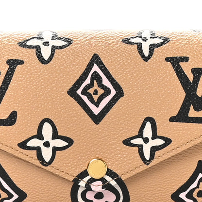 Louis Vuitton Monogram Wild At Heart Felicie Strap & Go Arizona Creme 6 of 9