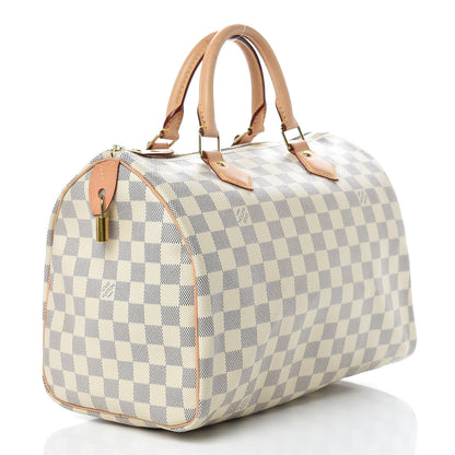 Louis Vuitton Damier Azur Speedy 30 3 of 12