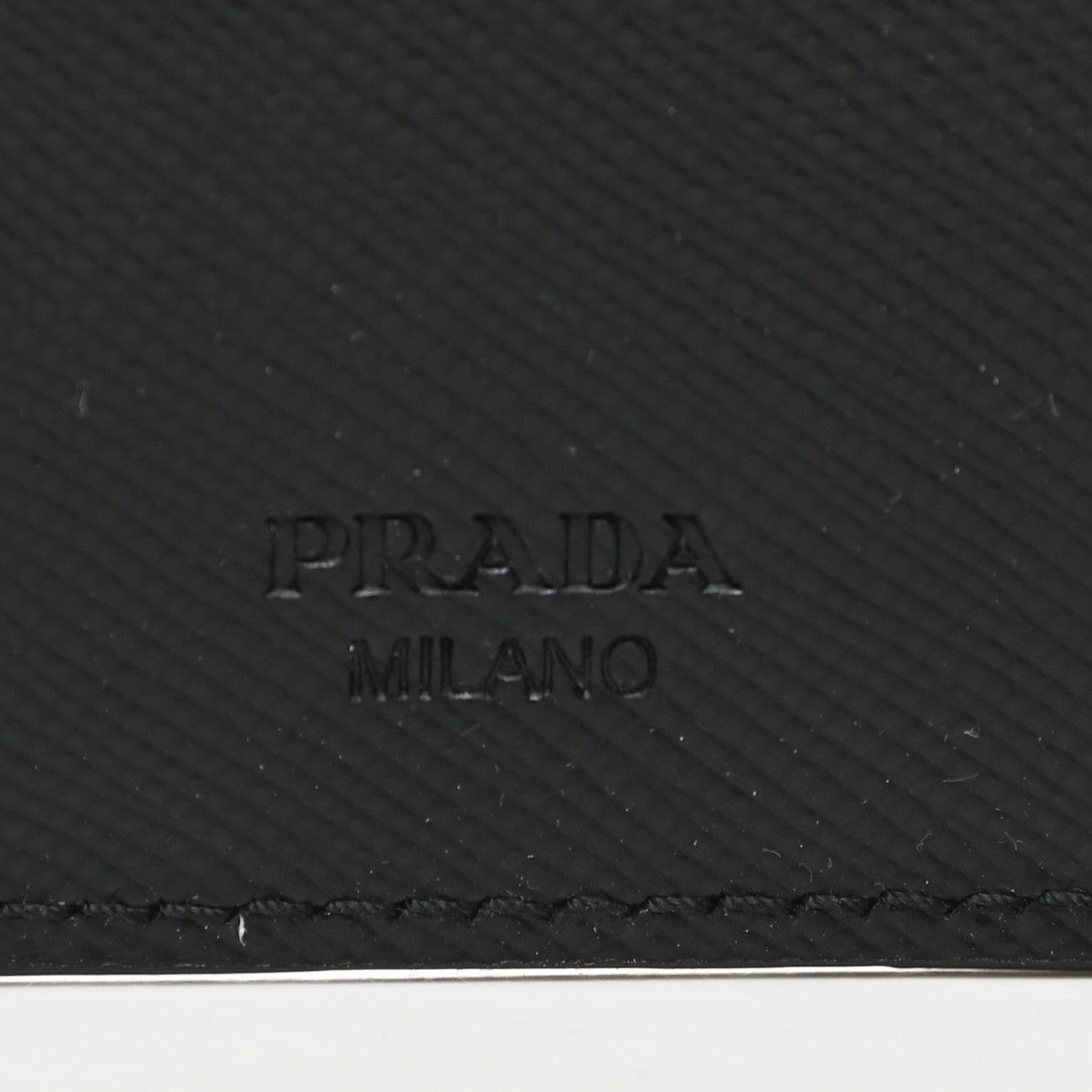 Prada Saffiano 6 Key Holder Black 6 of 8