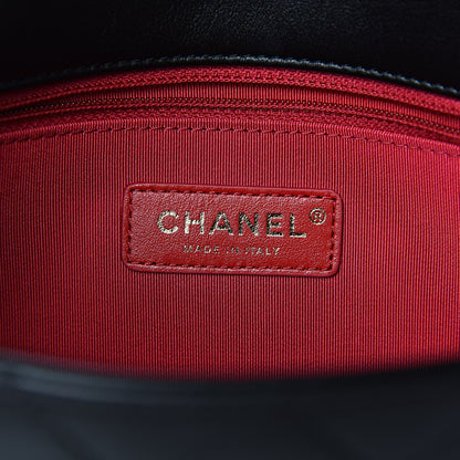 Chanel Calfskin Quilted Enchained Flap Black 6 of 12