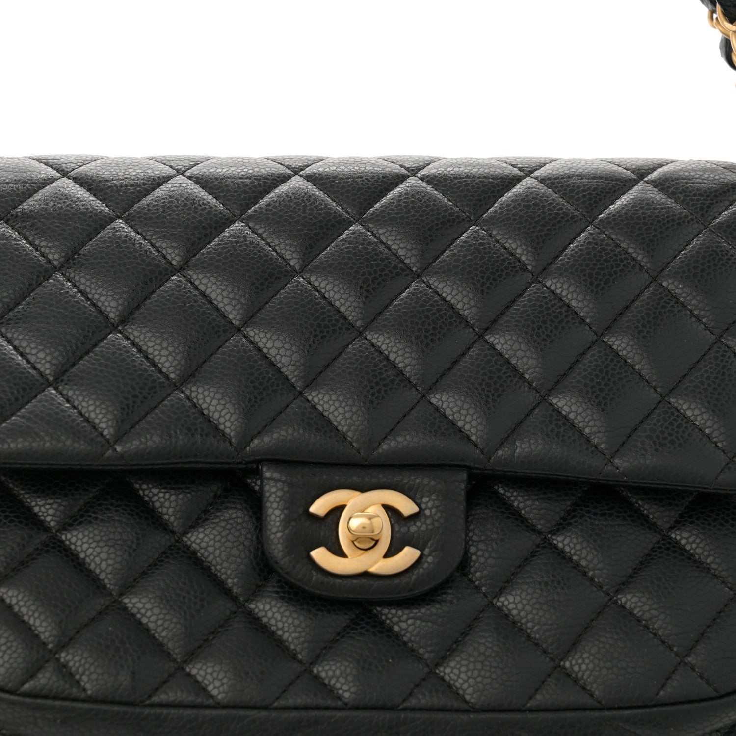 Chanel Caviar Quilted Flap Tote Black 8 of 13