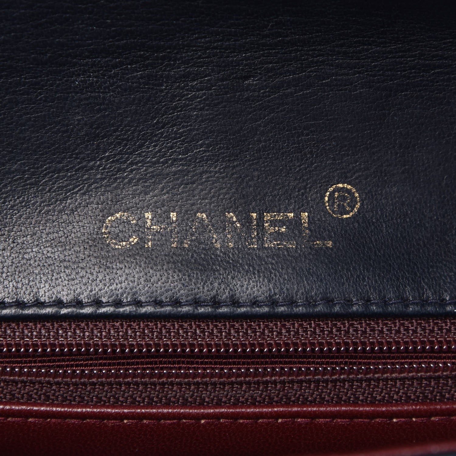 Chanel Lambskin Quilted Mini Square Flap Bag Navy 6 of 12