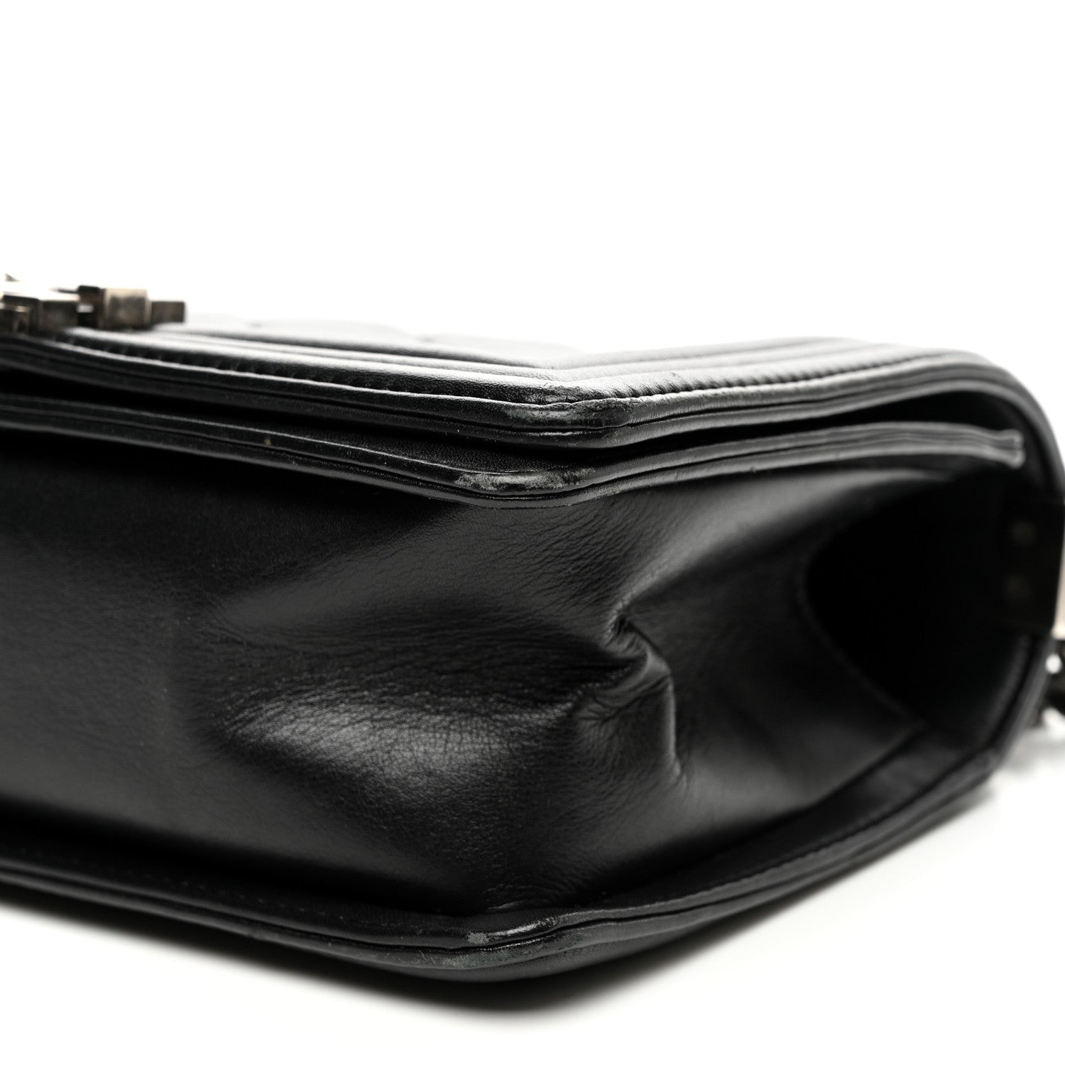 Chanel Calfskin Quilted Medium Boy Flap Black 10 of 11