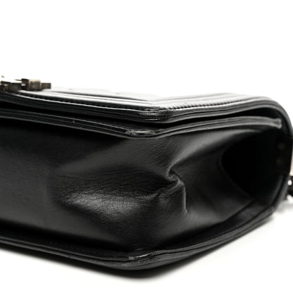 Chanel Calfskin Quilted Medium Boy Flap Black 10 of 11