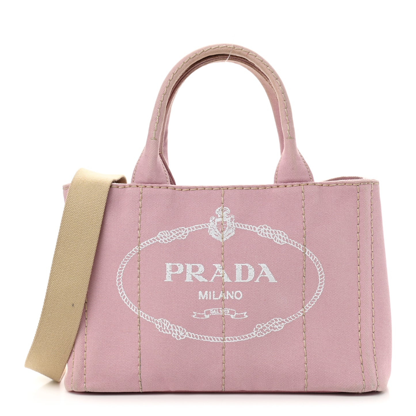 Canapa Small Logo Tote Alabastro