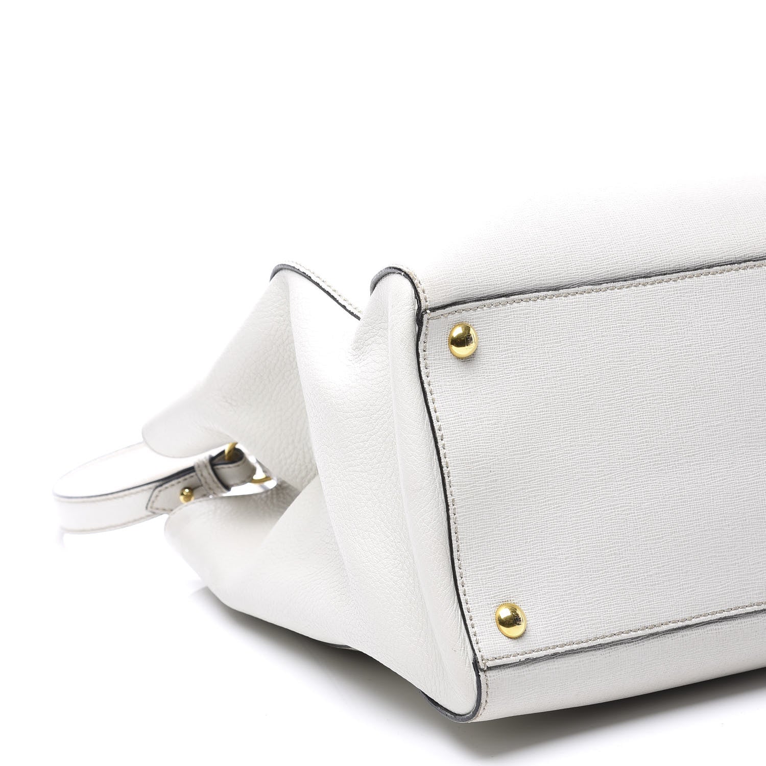 Fendi Vitello Elite Regular 2Jours Tote Latte 9 of 13