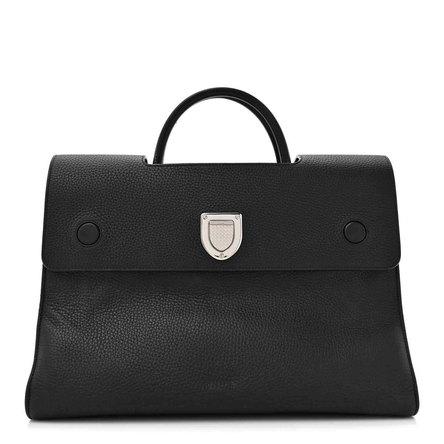 Christian Dior Grained Calfskin Large Diorever Flap Black 1 of 18