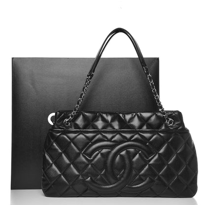 Chanel Caviar Quilted CC Timeless Soft Tote Black 8 of 8