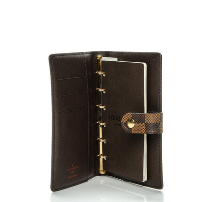 Louis Vuitton Damier Ebene Small Ring Agenda Cover 5 of 6