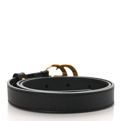 Gucci Calfskin Double G 20mm Belt 65 26 Black 2 of 4