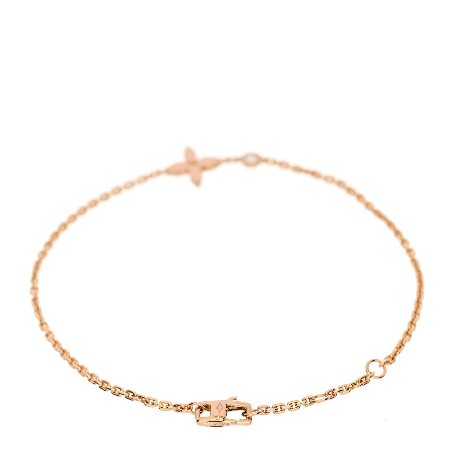 18K Pink Gold Diamond Idylle Blossom Bracelet